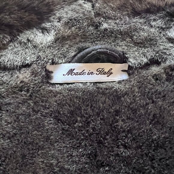 Longhi Brown Leather Jacket (Size 48) - Picture 4 of 10